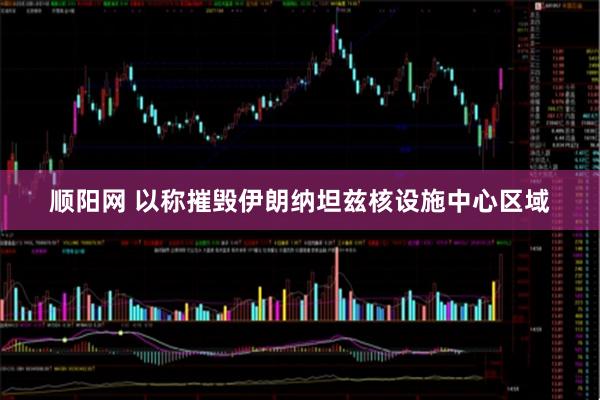 顺阳网 以称摧毁伊朗纳坦兹核设施中心区域